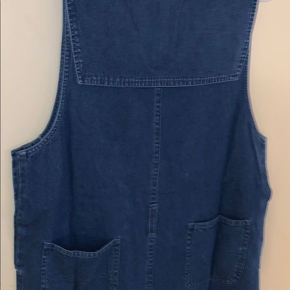 Denim Maxi Dress with Sailors Collar - Picture 5 of 5